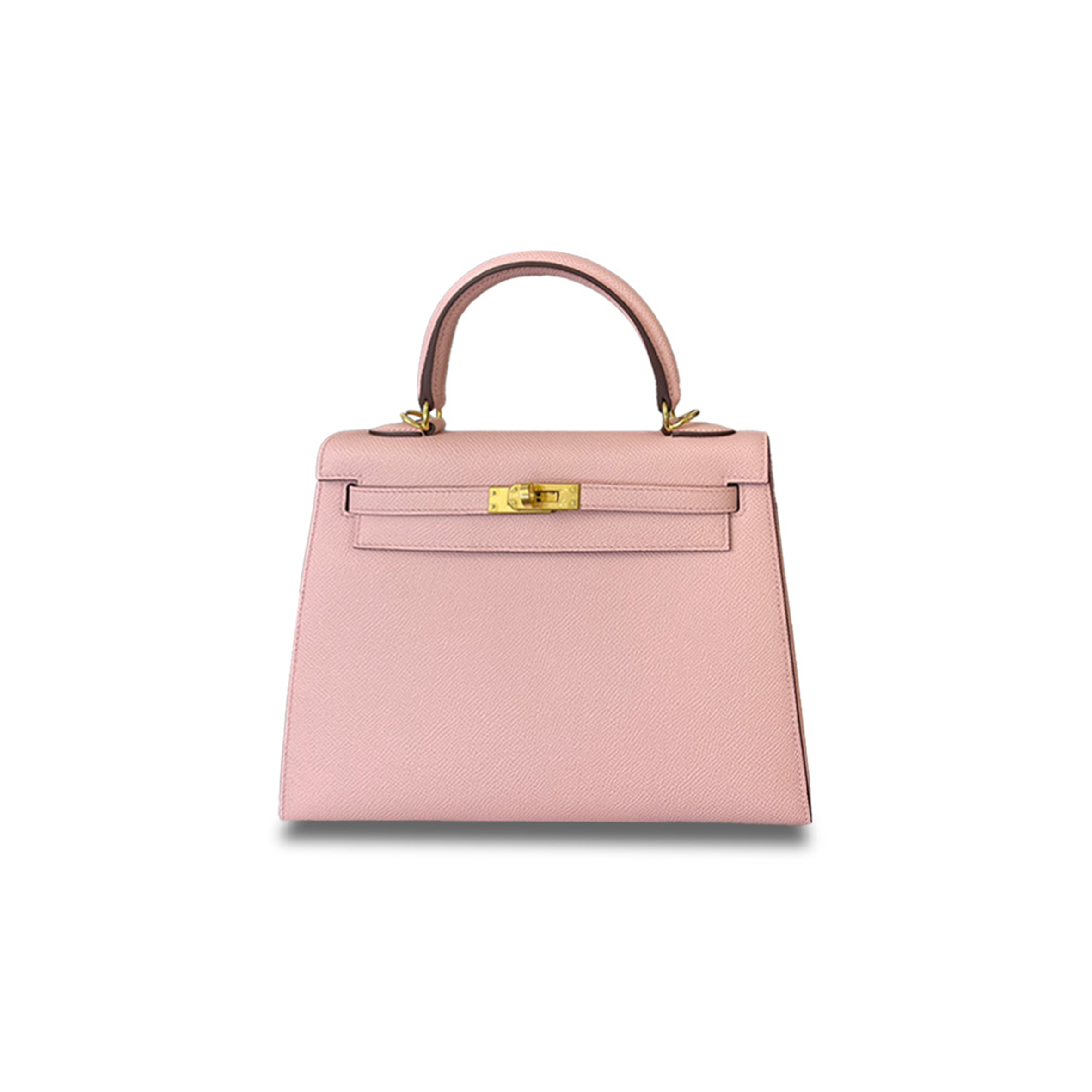 HERMÈS MASTER KELLY 28 EPSOM 3Q PINK GOLD BUCKLE (28*22*10cm) 